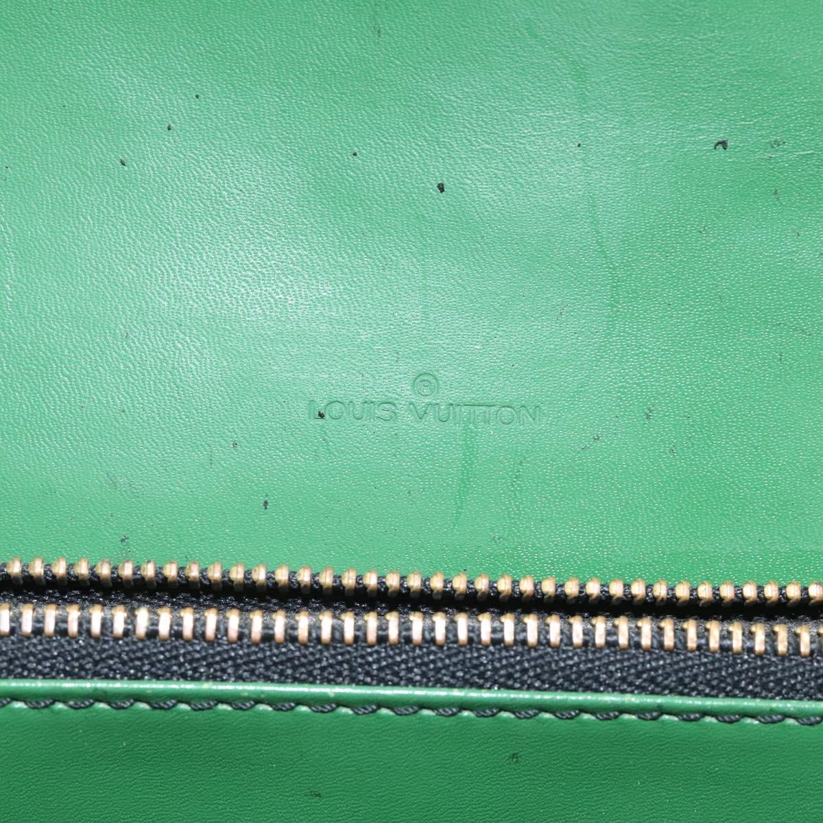 LOUIS VUITTON Epi Free Run Shoulder Bag Green Black M52414 LV Auth sw178