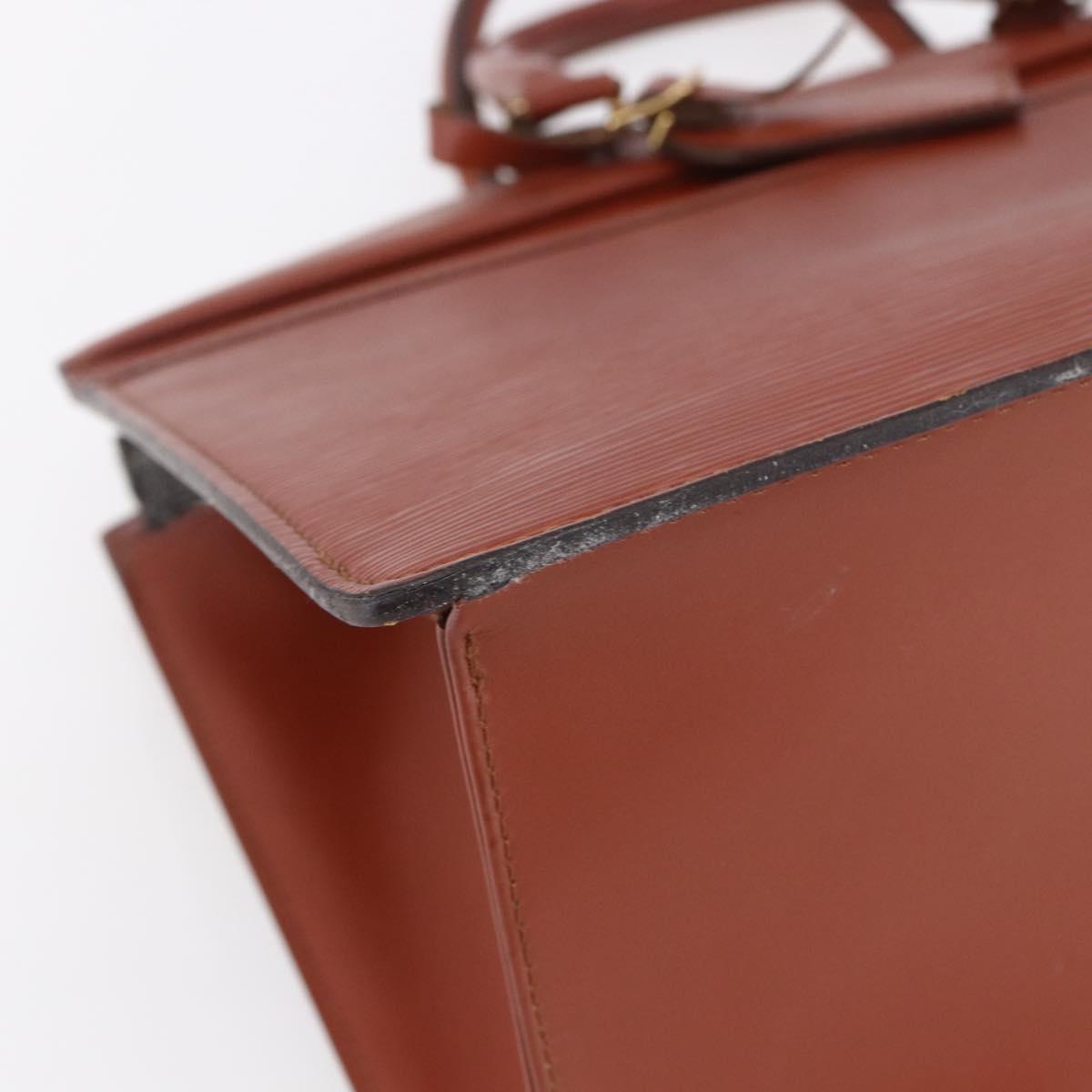 LOUIS VUITTON Epi Riviera Hand Bag Brown M48183 LV Auth SW1781