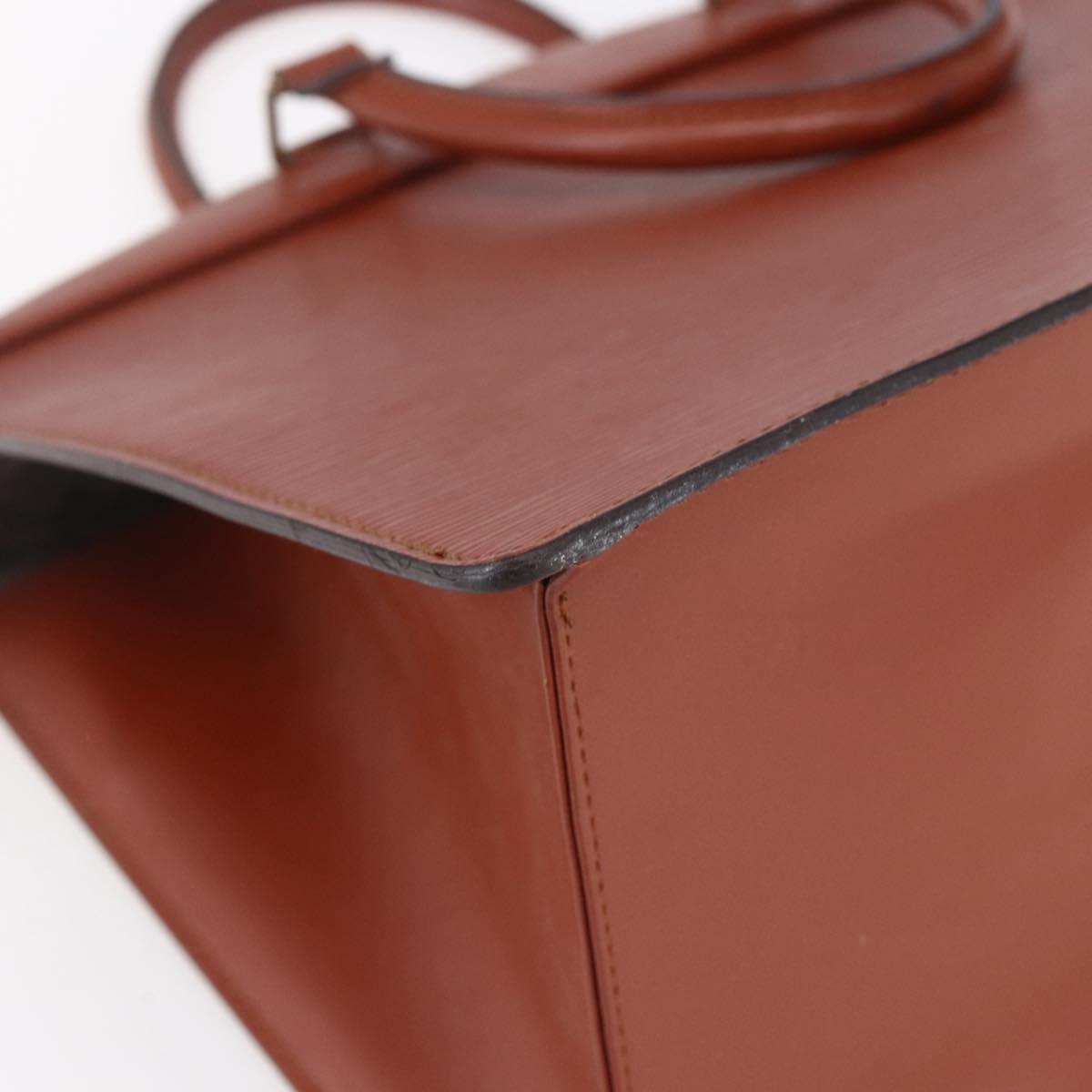 LOUIS VUITTON Epi Riviera Hand Bag Brown M48183 LV Auth SW1781