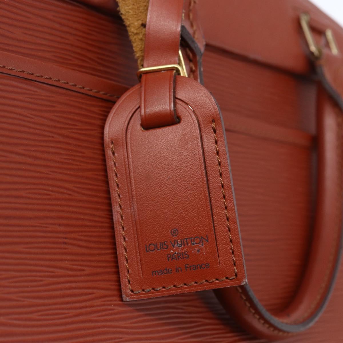 LOUIS VUITTON Epi Riviera Hand Bag Brown M48183 LV Auth SW1781