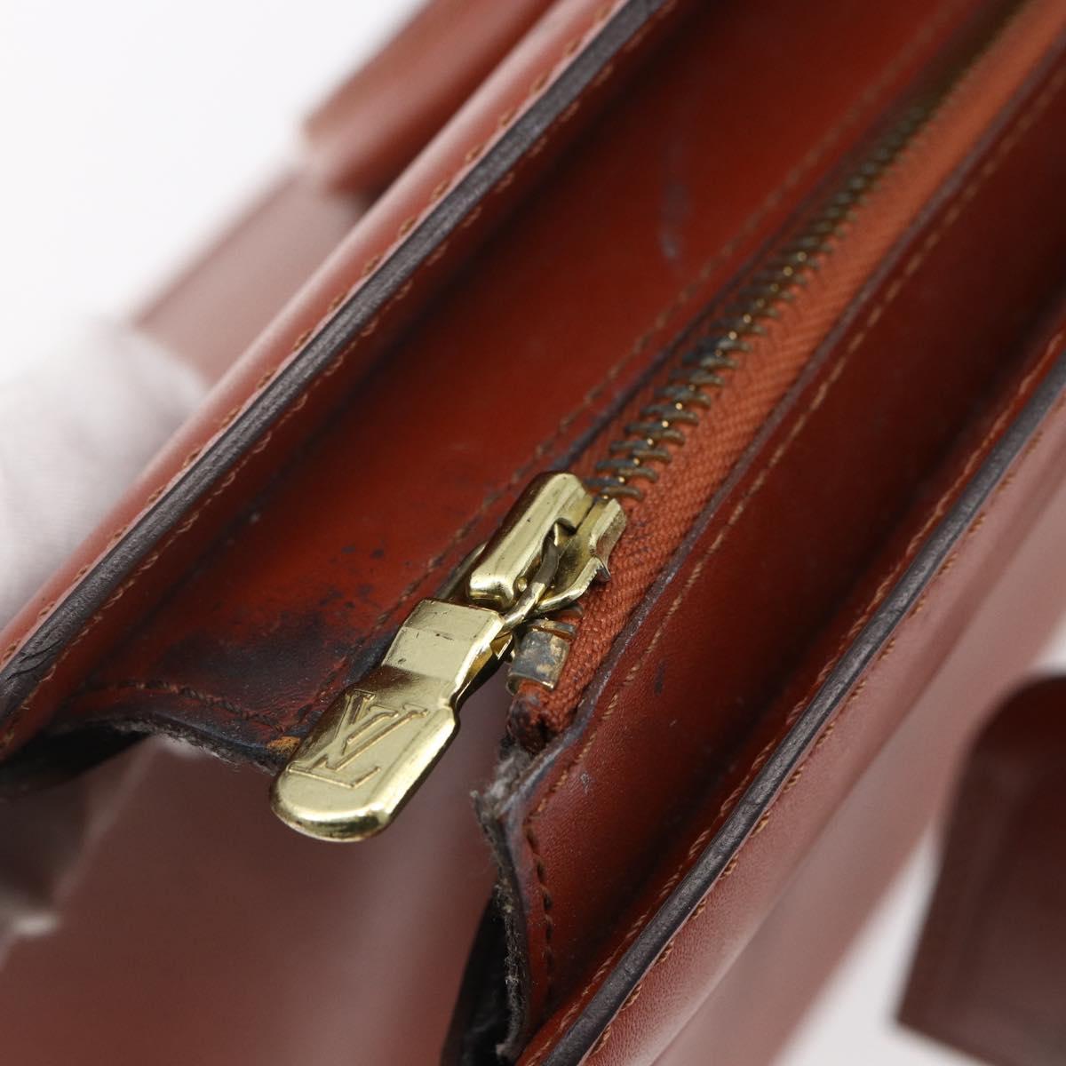 LOUIS VUITTON Epi Riviera Hand Bag Brown M48183 LV Auth SW1781