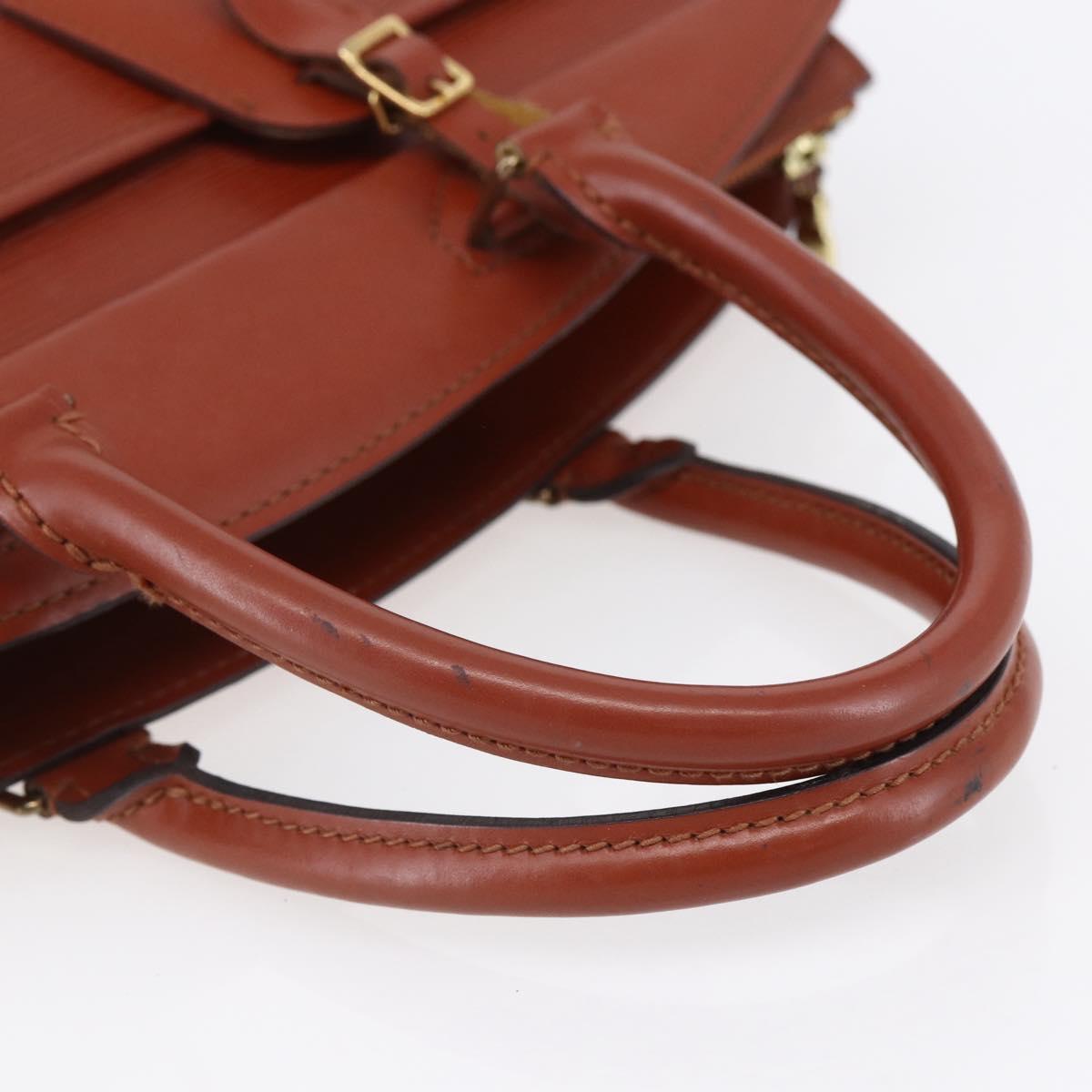 LOUIS VUITTON Epi Riviera Hand Bag Brown M48183 LV Auth SW1781