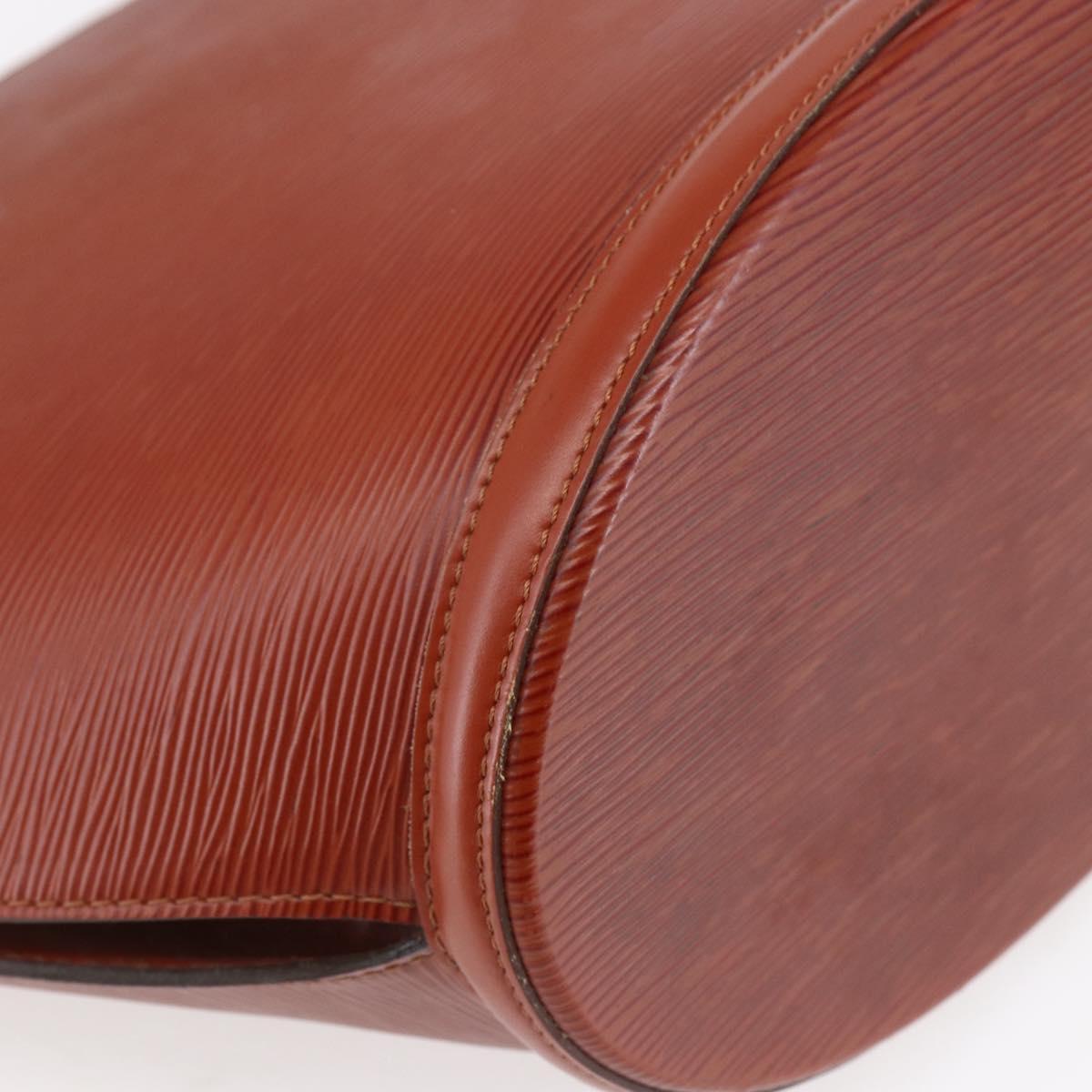 LOUIS VUITTON Epi Saint Jacques Shopping Shoulder Bag Brown M52263 Auth SW1782