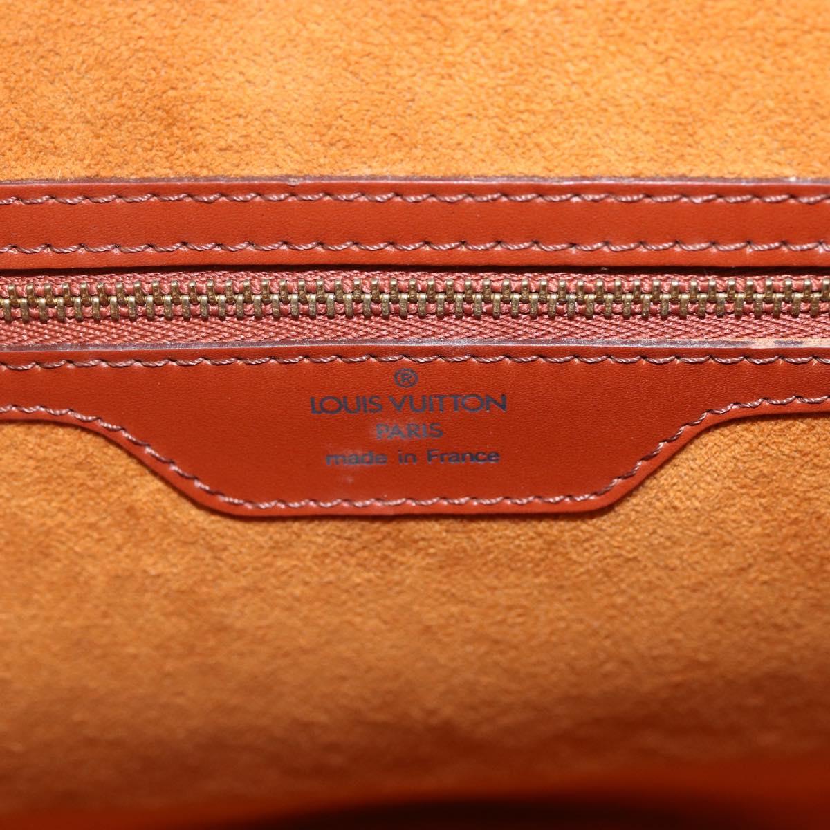 LOUIS VUITTON Epi Saint Jacques Shopping Shoulder Bag Brown M52263 Auth SW1782