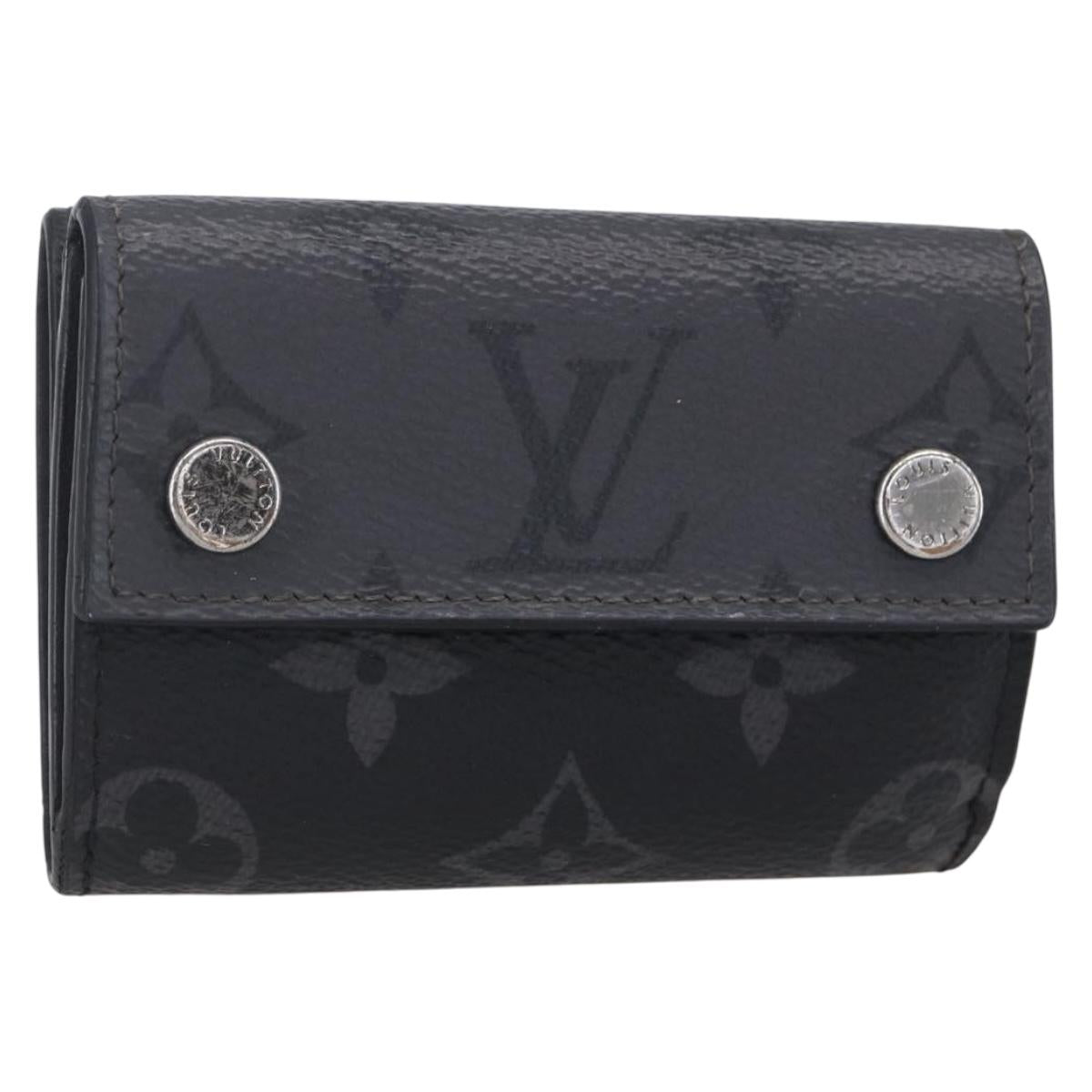 LOUIS VUITTON Eclipse Reverse Discovery Compact Wallet M45417 Auth SW1784