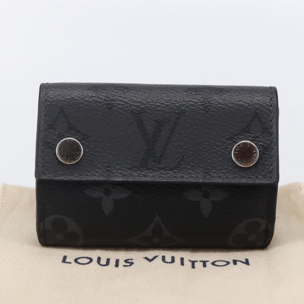 LOUIS VUITTON Eclipse Reverse Discovery Compact Wallet M45417 Auth SW1784