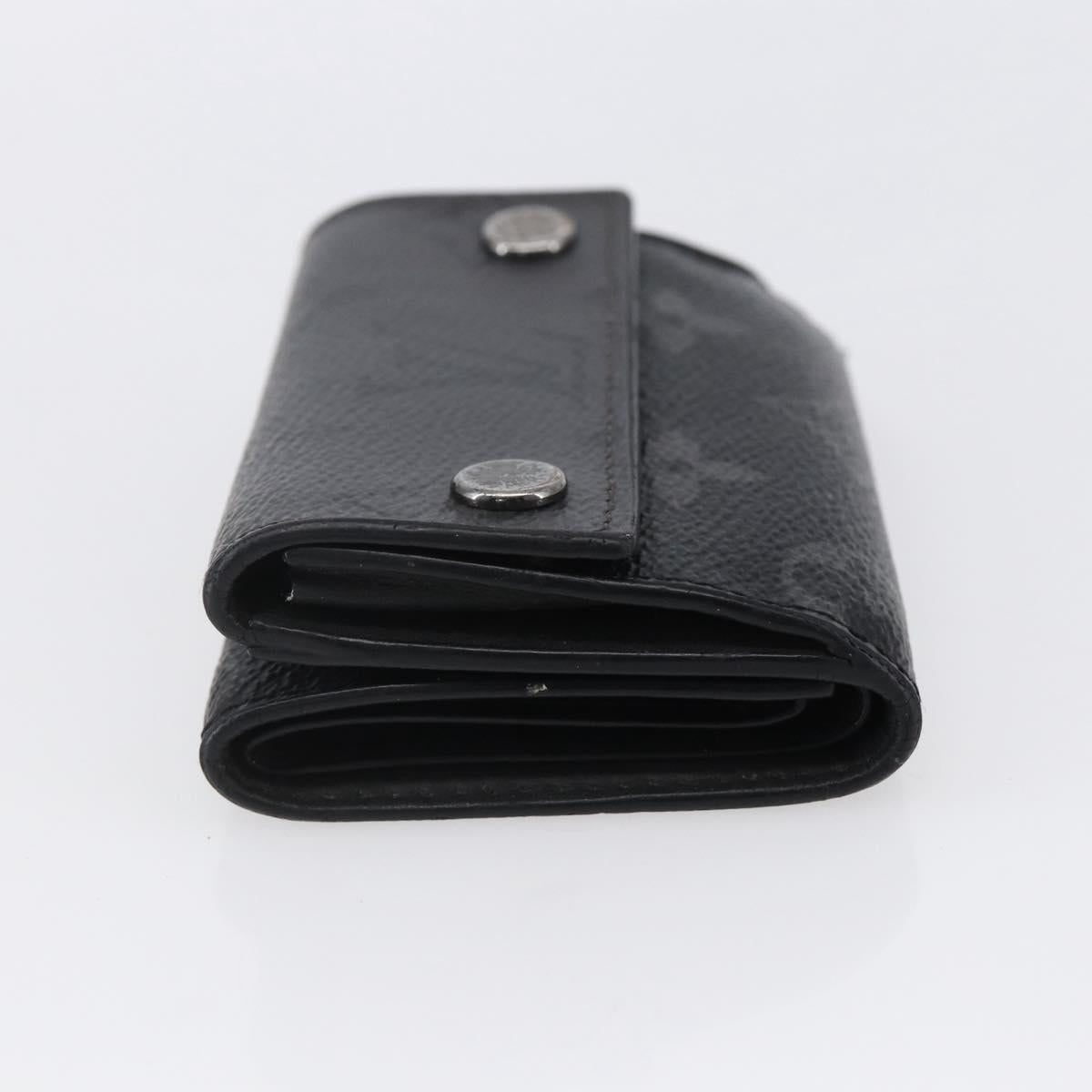 LOUIS VUITTON Eclipse Reverse Discovery Compact Wallet M45417 Auth SW1784