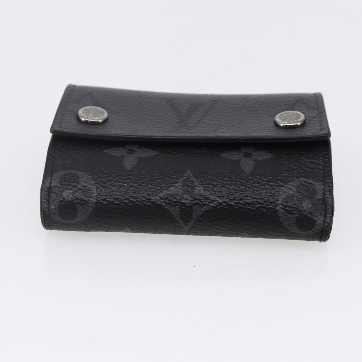 LOUIS VUITTON Eclipse Reverse Discovery Compact Wallet M45417 Auth SW1784