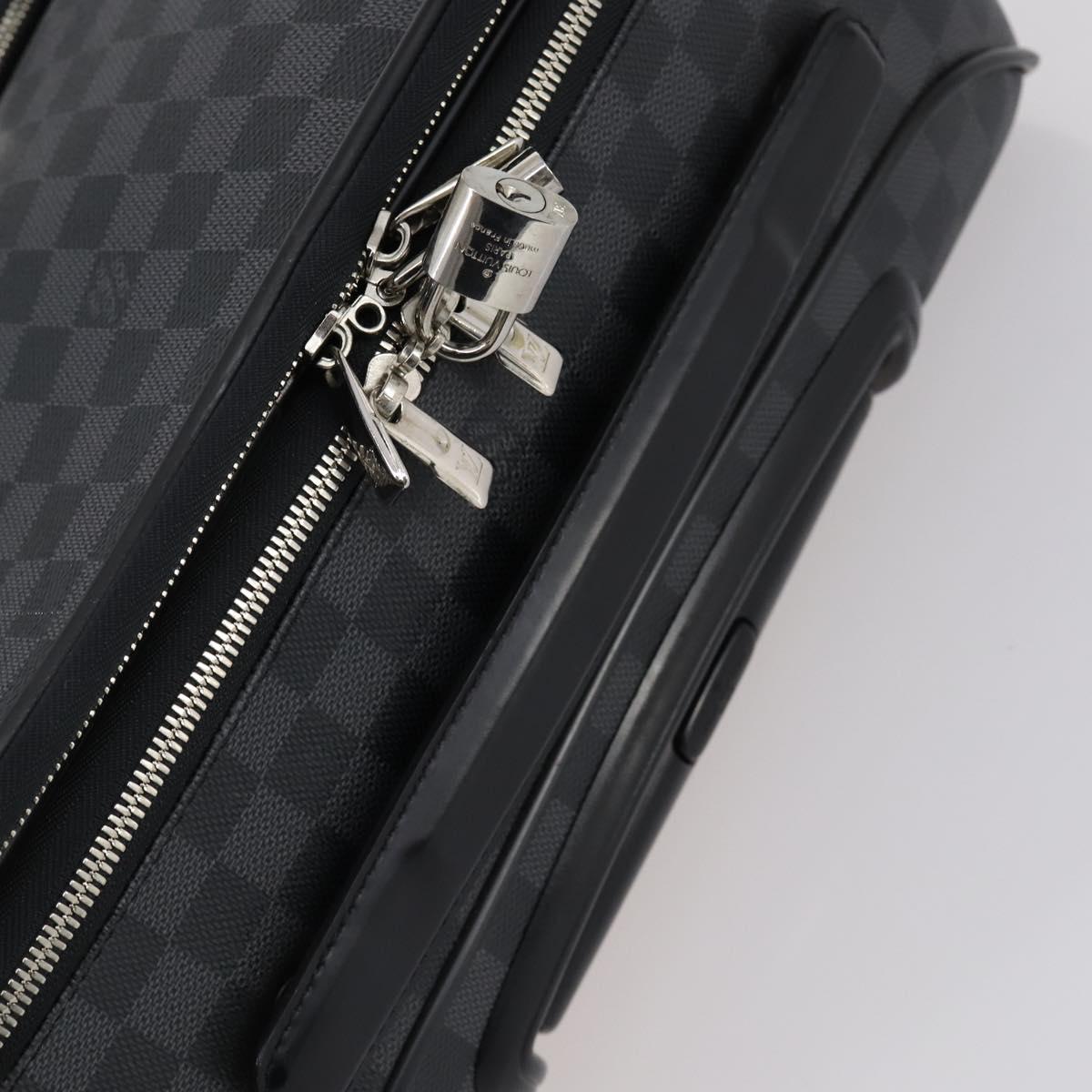 LOUIS VUITTON Damier Graphite Pegas 55 N23300 LV Auth SW1785