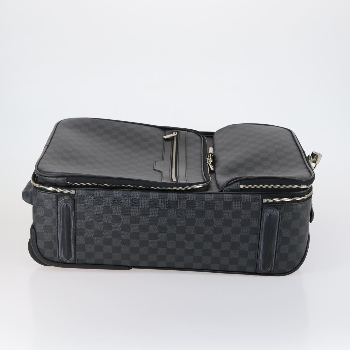 LOUIS VUITTON Damier Graphite Pegas 55 N23300 LV Auth SW1785