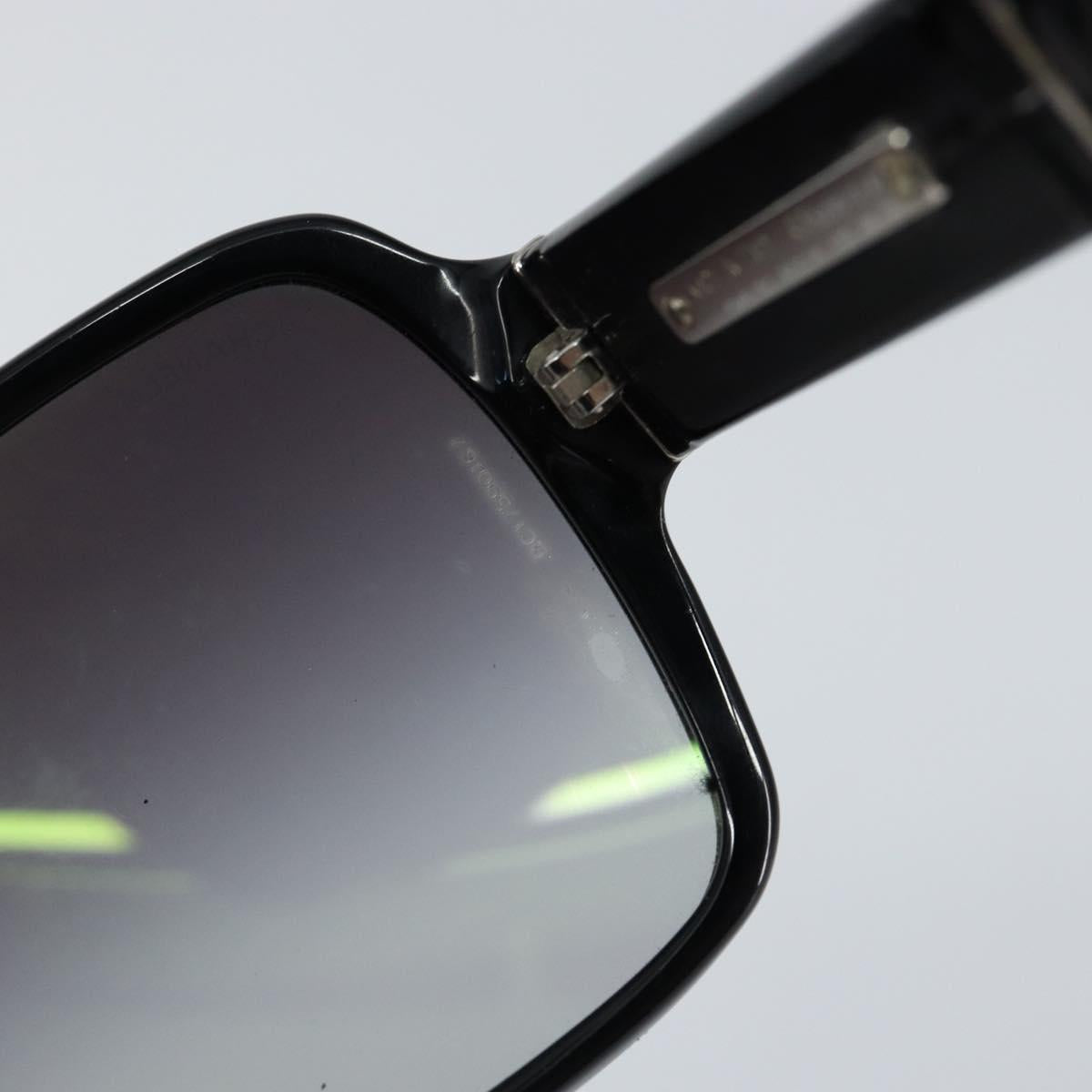 CHANEL Sunglasses plastic Black CC Auth SW1805