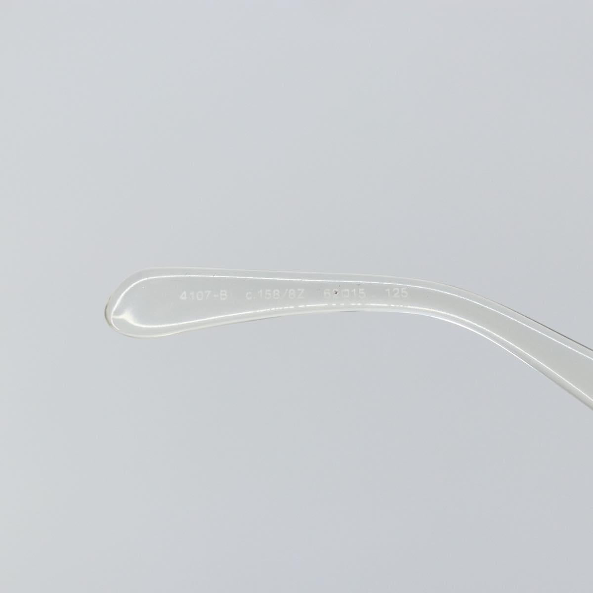 CHANEL Sunglasses plastic Clear CC Auth SW1808