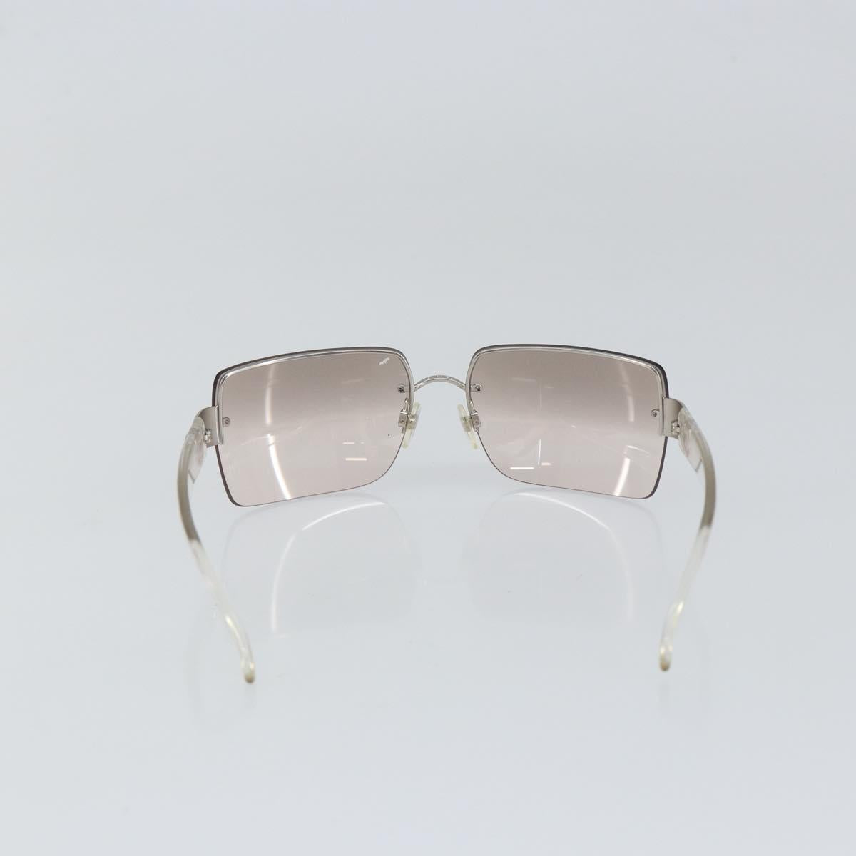 CHANEL Sunglasses plastic Clear CC Auth SW1808