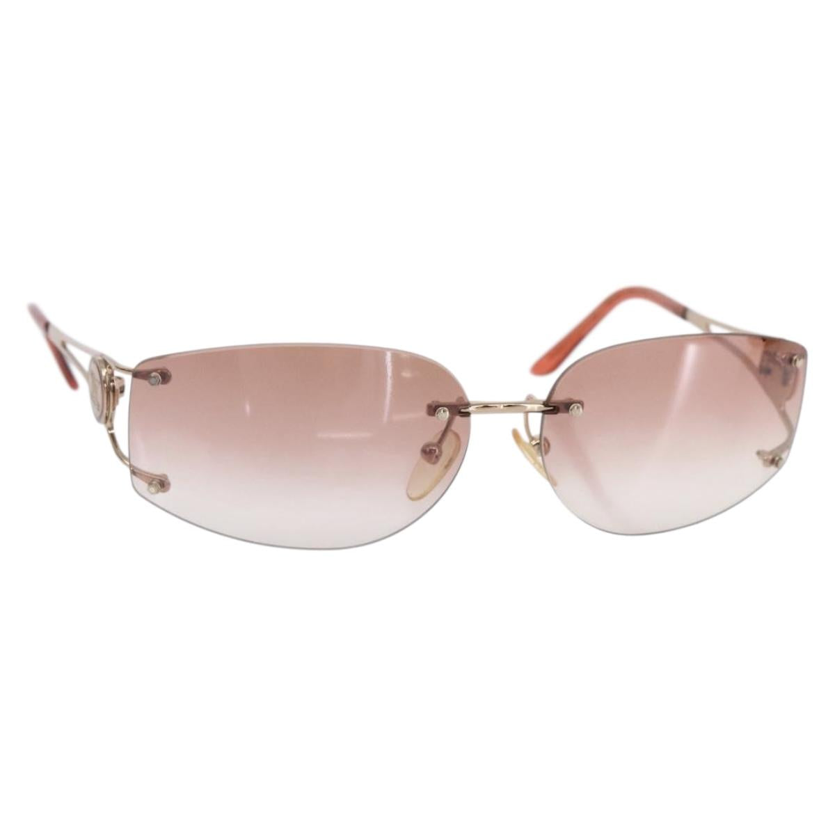 CELINE Sunglasses plastic Orange Auth SW1815