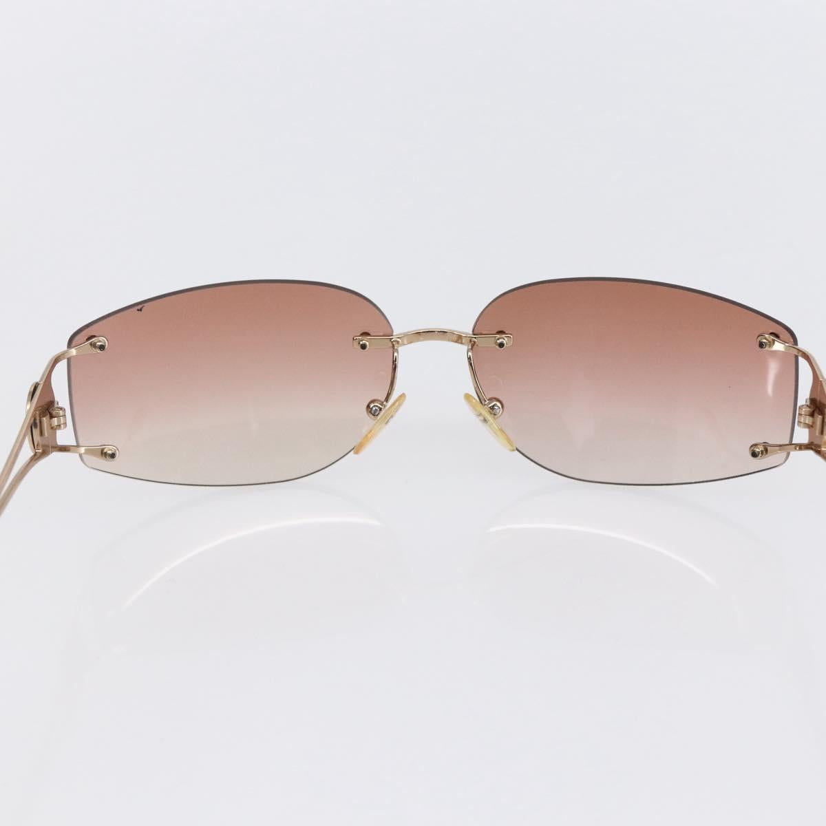 CELINE Sunglasses plastic Orange Auth SW1815