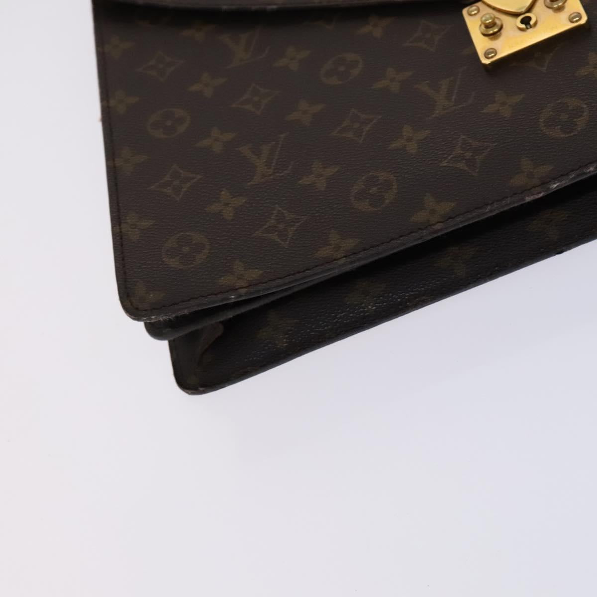 LOUIS VUITTON Monogram Serviette Conseiller Briefcase M53331 LV Auth sw182
