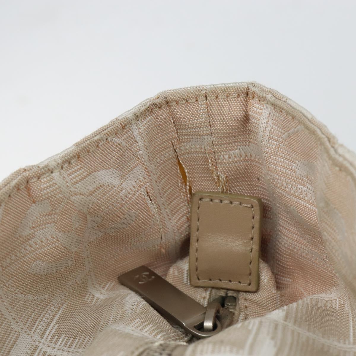 CHANEL New Travel Line Tote Bag Nylon Pink CC Auth SW1851