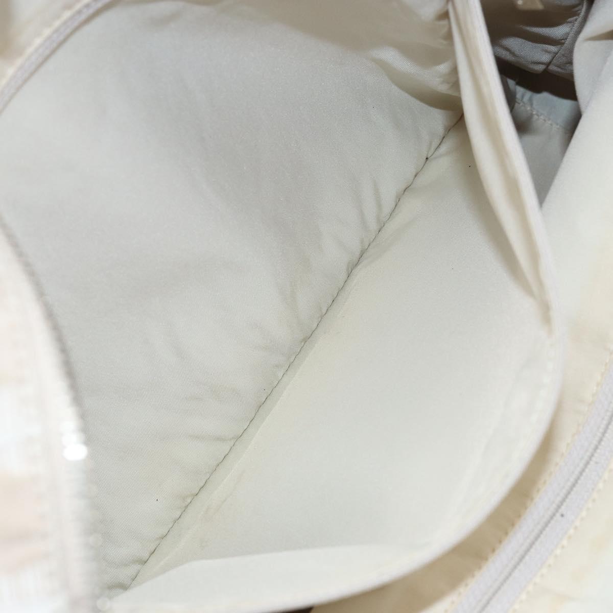 CHANEL New Travel Line Tote Bag Nylon Pink CC Auth SW1851