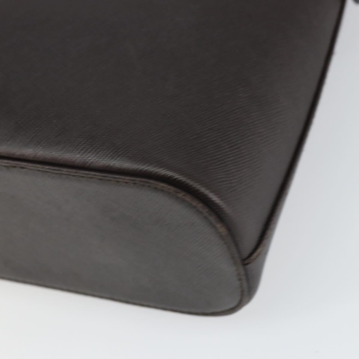 Salvatore Ferragamo Shoulder Bag Leather Brown Gold Auth SW1884