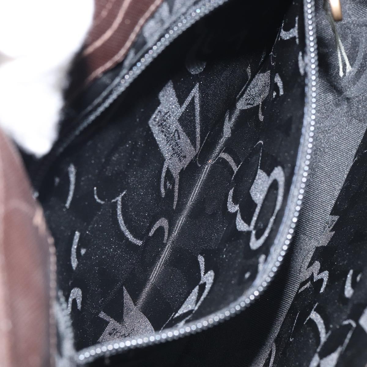 Salvatore Ferragamo Shoulder Bag Leather Brown Gold Auth SW1884