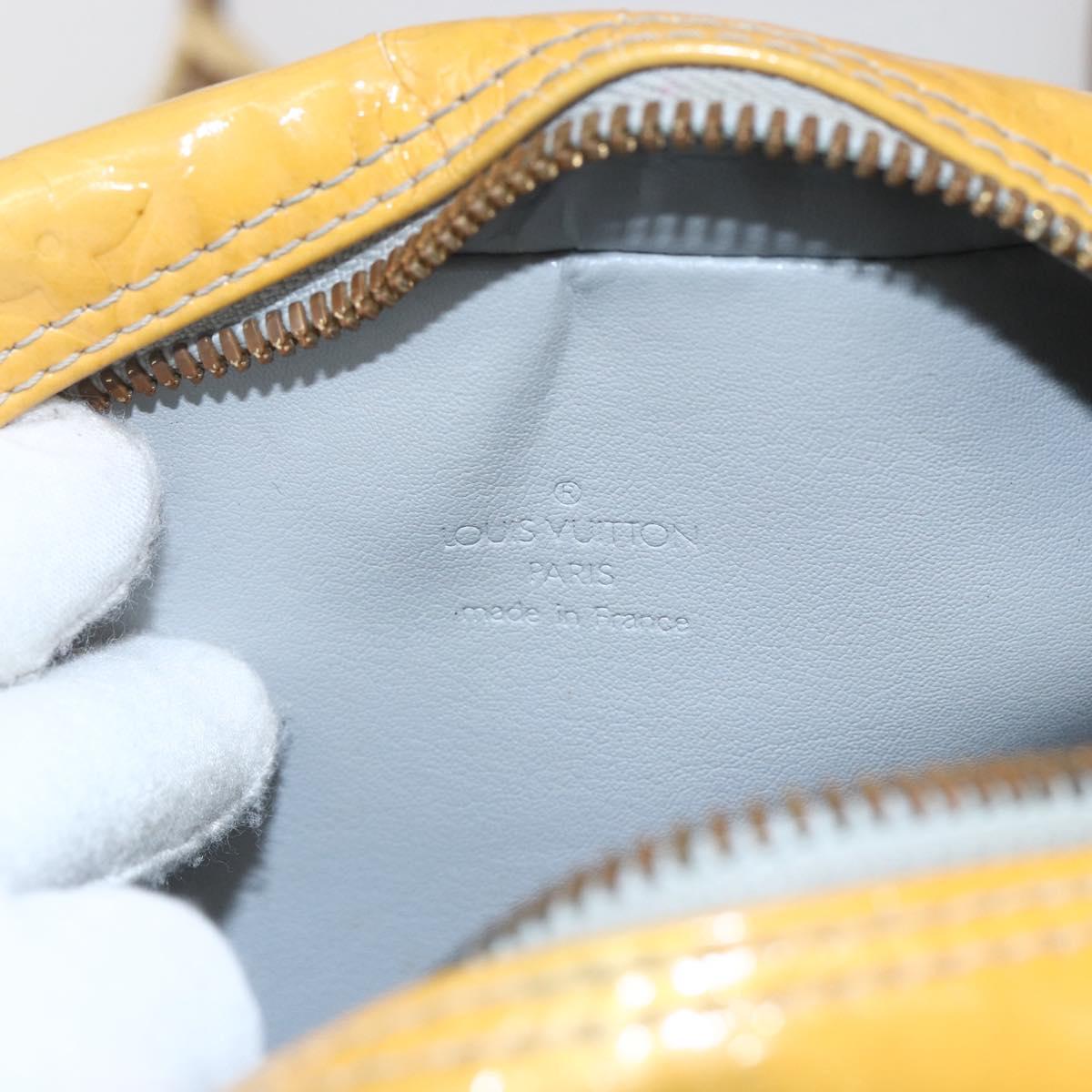 LOUIS VUITTON Monogram Vernis Wooster Shoulder Bag Gris M91036 LV Auth SW1897