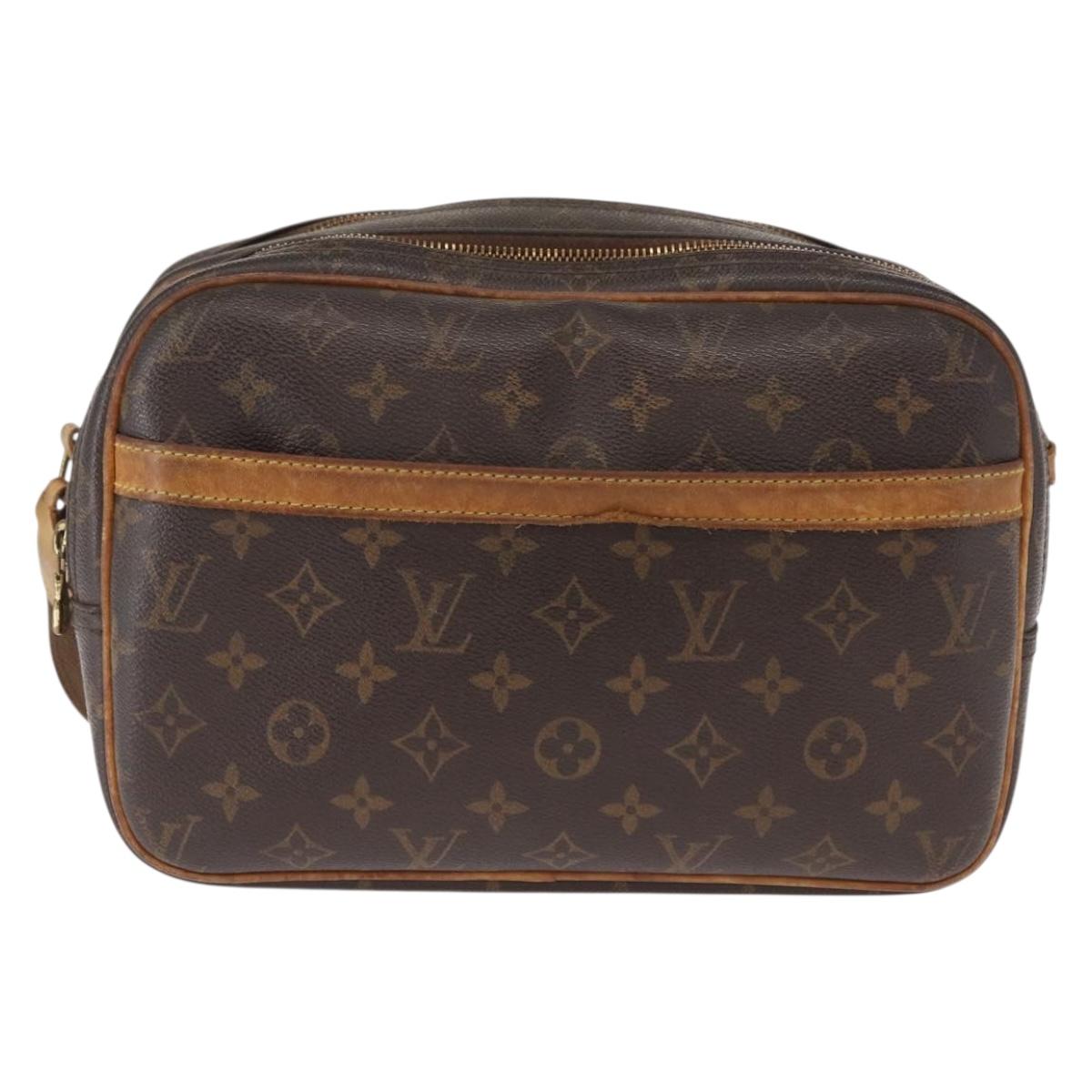 LOUIS VUITTON Monogram Reporter PM Shoulder Bag M45254 LV Auth SW1899