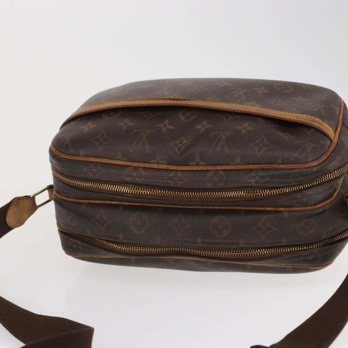 LOUIS VUITTON Monogram Reporter PM Shoulder Bag M45254 LV Auth SW1899