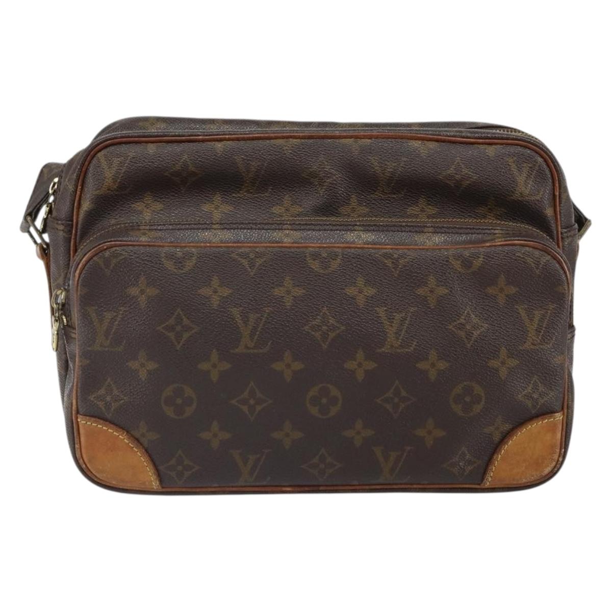 LOUIS VUITTON Monogram Nile Shoulder Bag M45244 LV Auth SW1900
