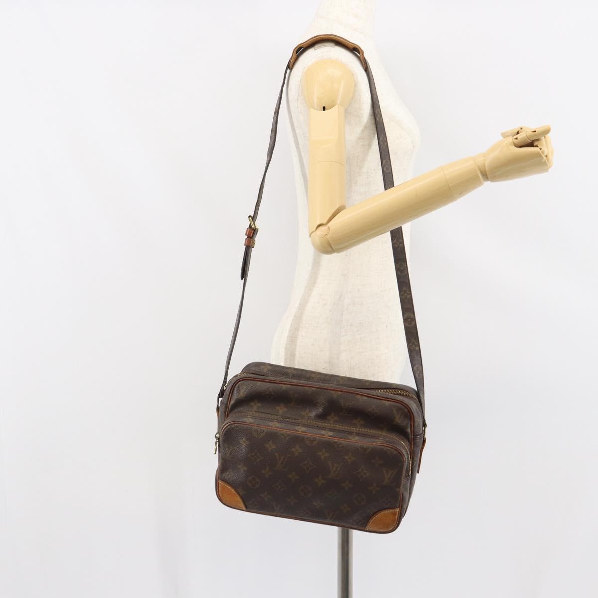 LOUIS VUITTON Monogram Nile Shoulder Bag M45244 LV Auth SW1900