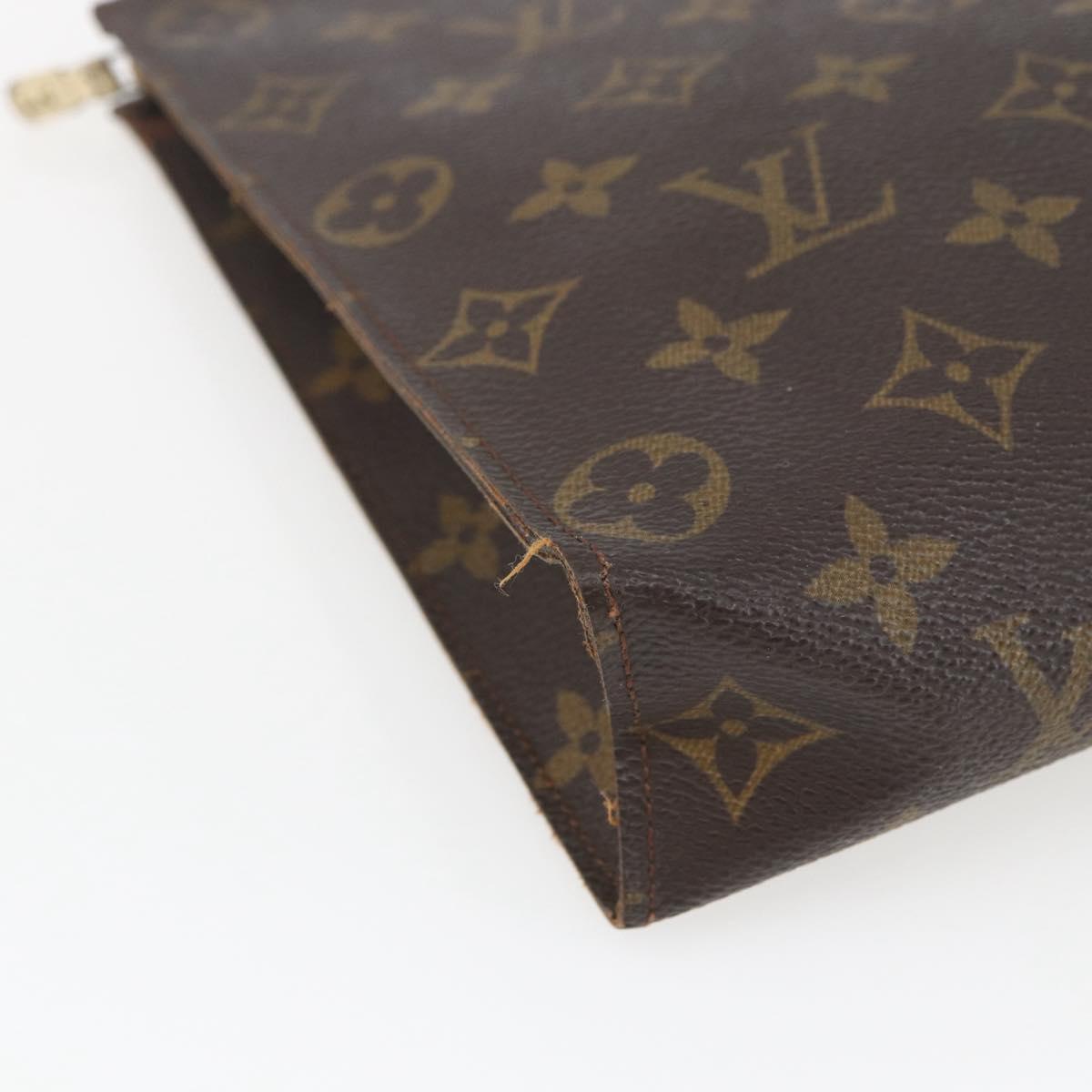 LOUIS VUITTON Monogram Poche Toilette 26 Pouch M47542 LV Auth SW1907