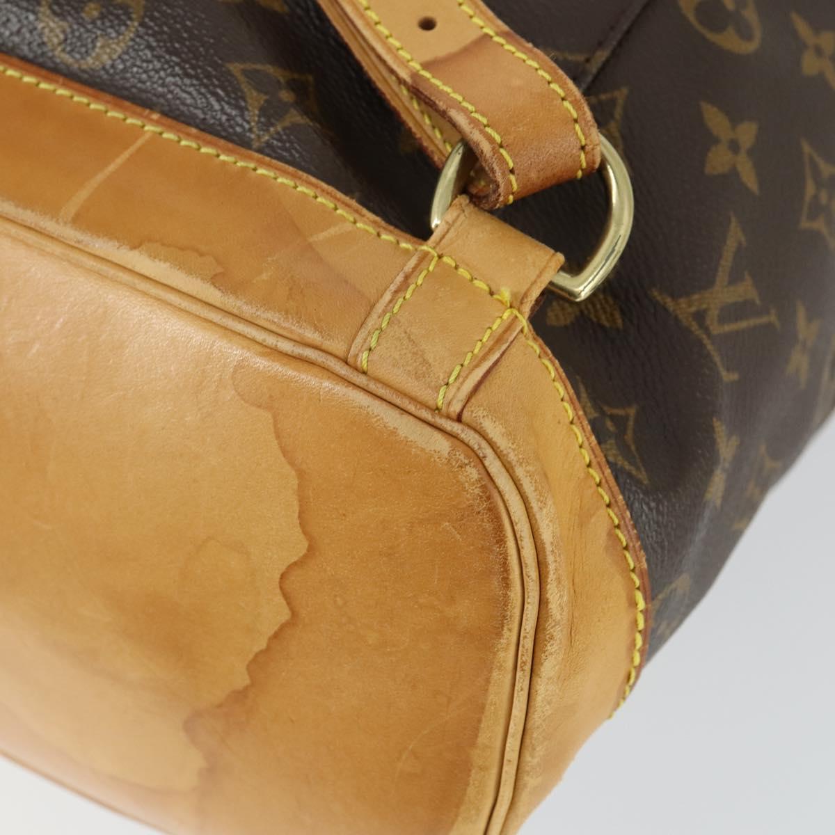 LOUIS VUITTON Monogram Montsouris GM Backpack M51135 LV Auth SW1914