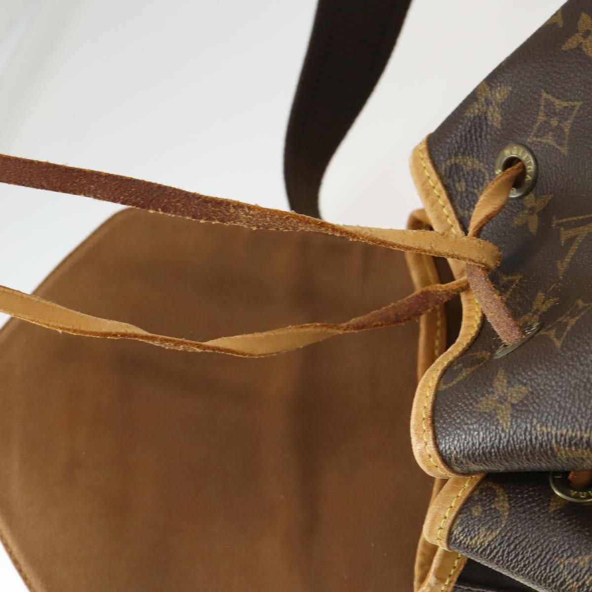 LOUIS VUITTON Monogram Montsouris GM Backpack M51135 LV Auth SW1914