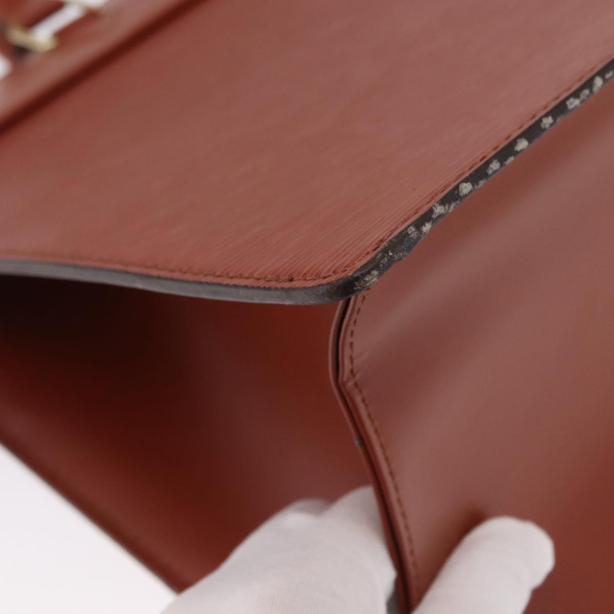 LOUIS VUITTON Epi Riviera Hand Bag Brown M48183 LV Auth SW1950
