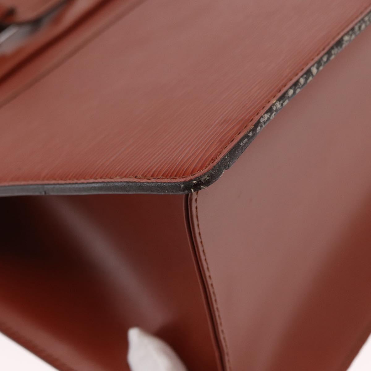 LOUIS VUITTON Epi Riviera Hand Bag Brown M48183 LV Auth SW1950