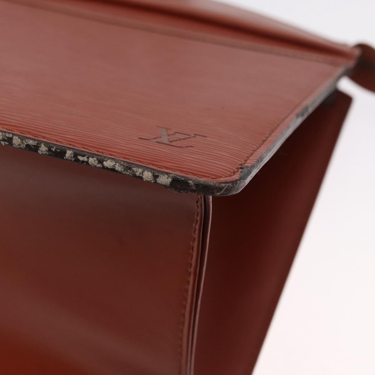 LOUIS VUITTON Epi Riviera Hand Bag Brown M48183 LV Auth SW1950