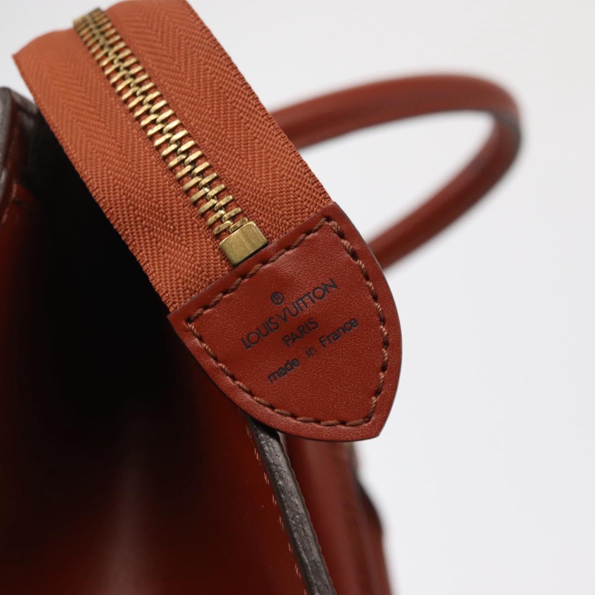 LOUIS VUITTON Epi Riviera Hand Bag Brown M48183 LV Auth SW1950