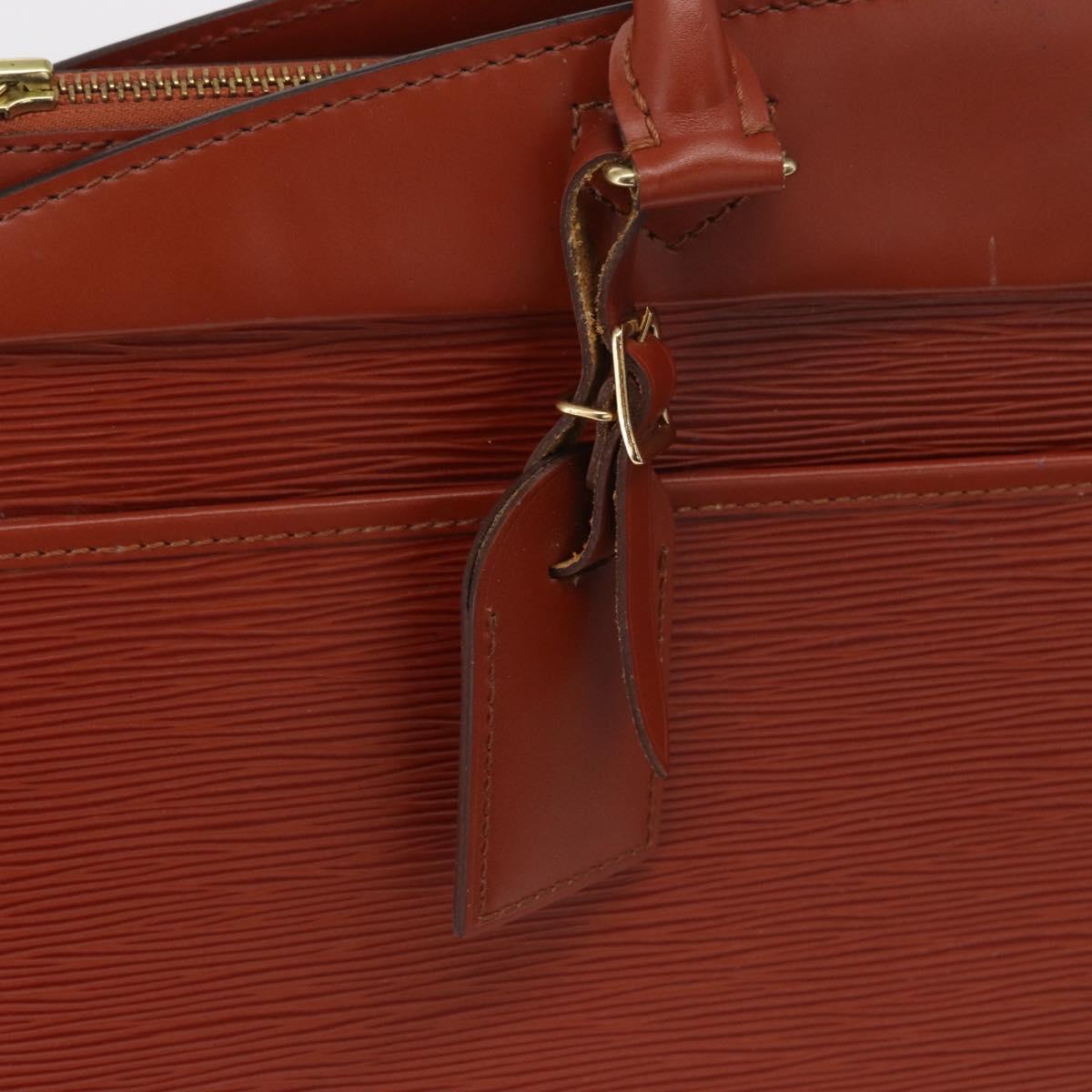 LOUIS VUITTON Epi Riviera Hand Bag Brown M48183 LV Auth SW1950