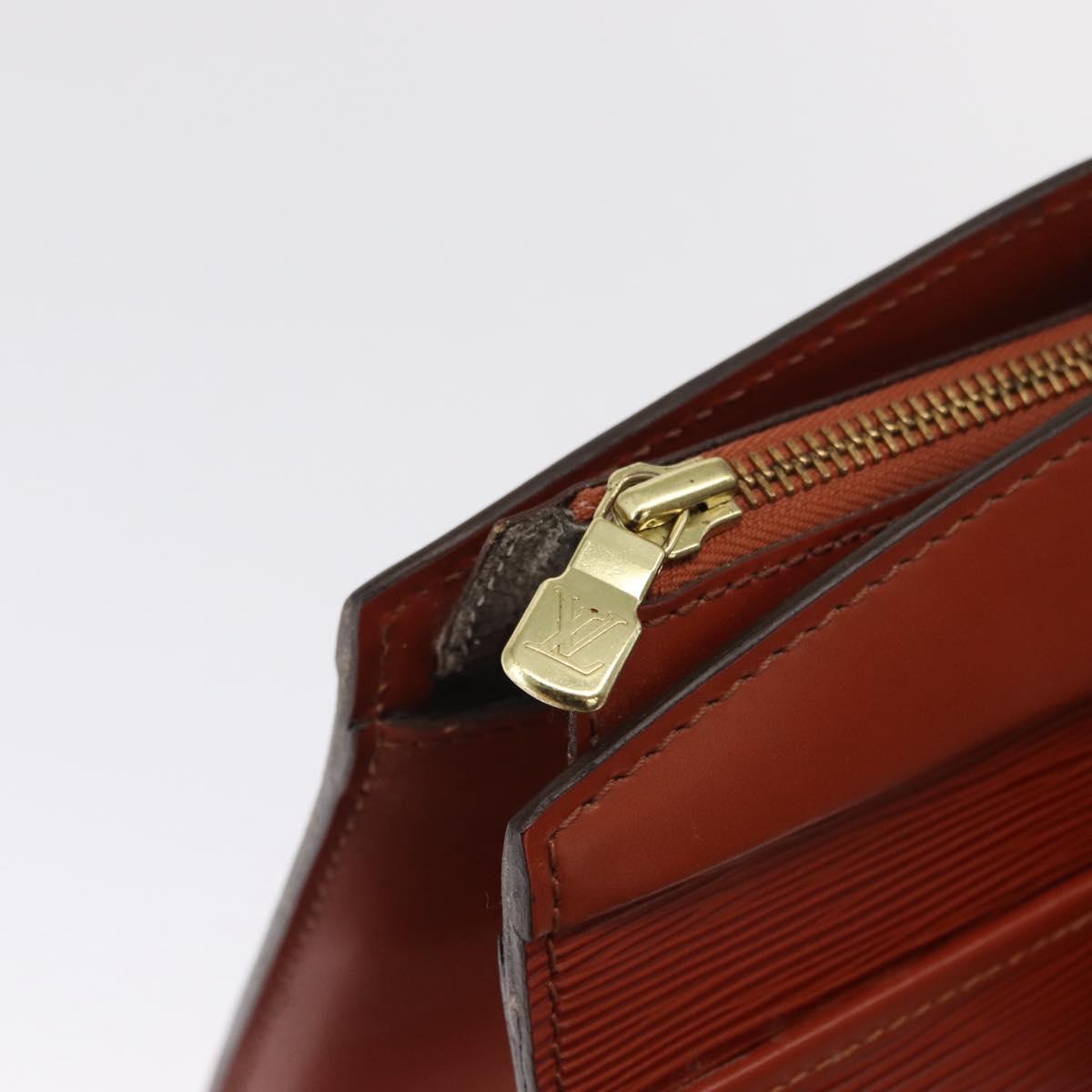 LOUIS VUITTON Epi Riviera Hand Bag Brown M48183 LV Auth SW1950