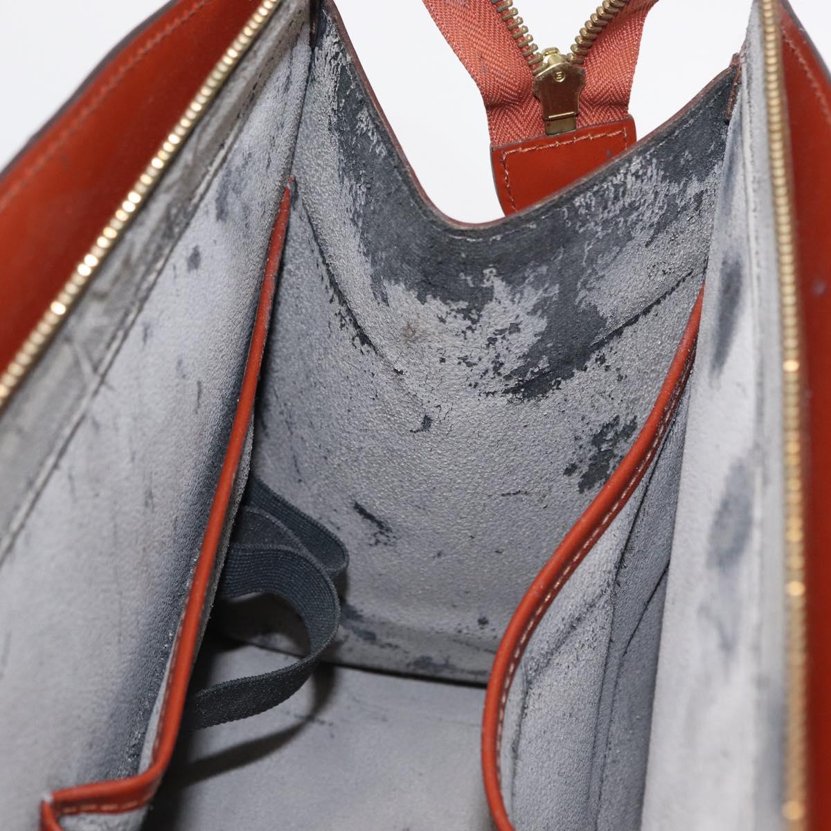 LOUIS VUITTON Epi Riviera Hand Bag Brown M48183 LV Auth SW1950