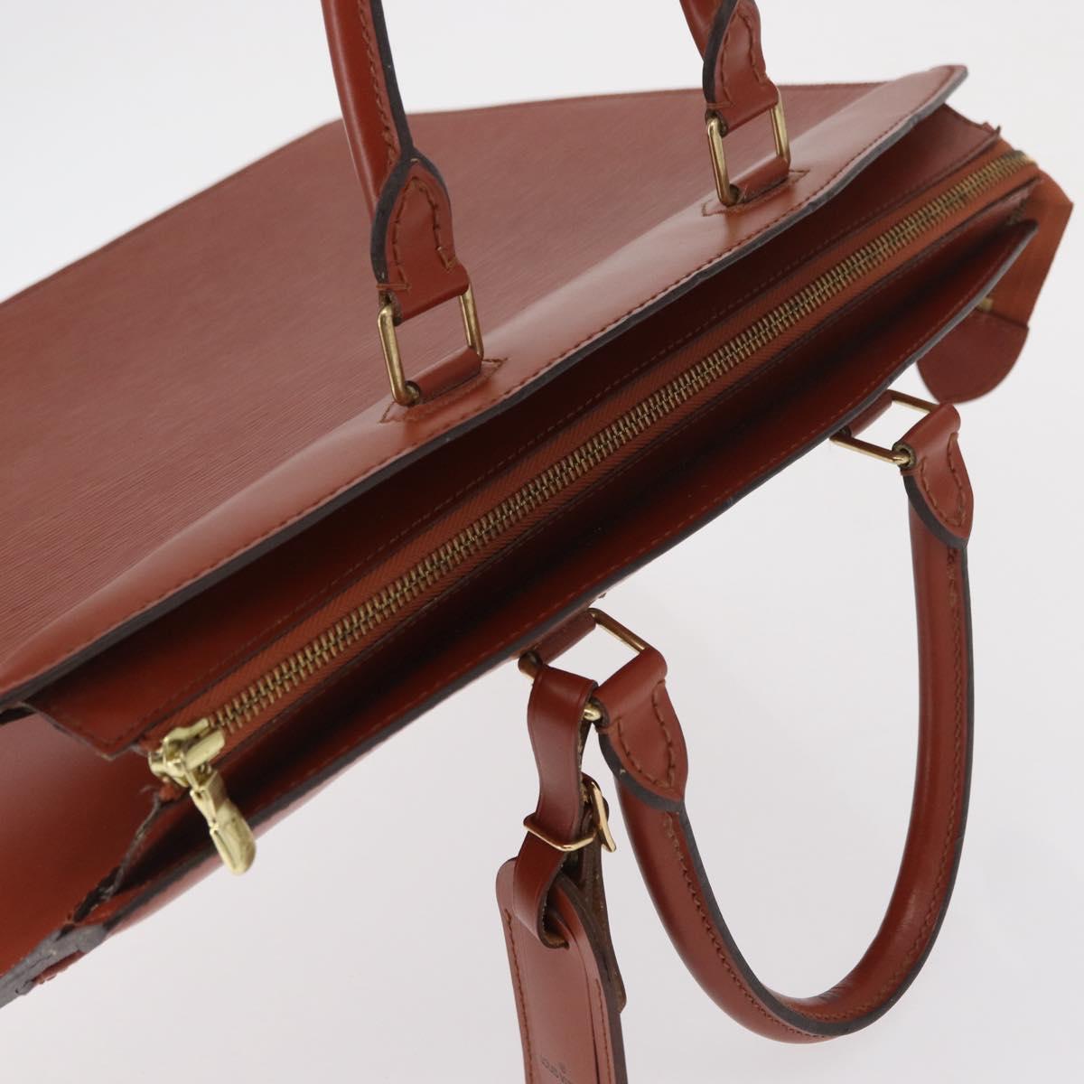 LOUIS VUITTON Epi Riviera Hand Bag Brown M48183 LV Auth SW1950