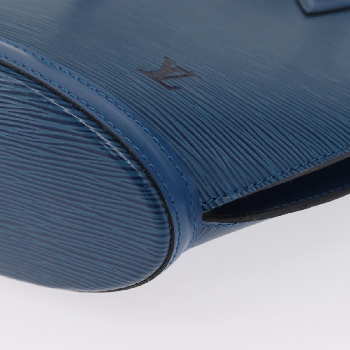 LOUIS VUITTON Epi Saint Jacques Shopping Shoulder Bag Blue M52275 LV Auth SW1951