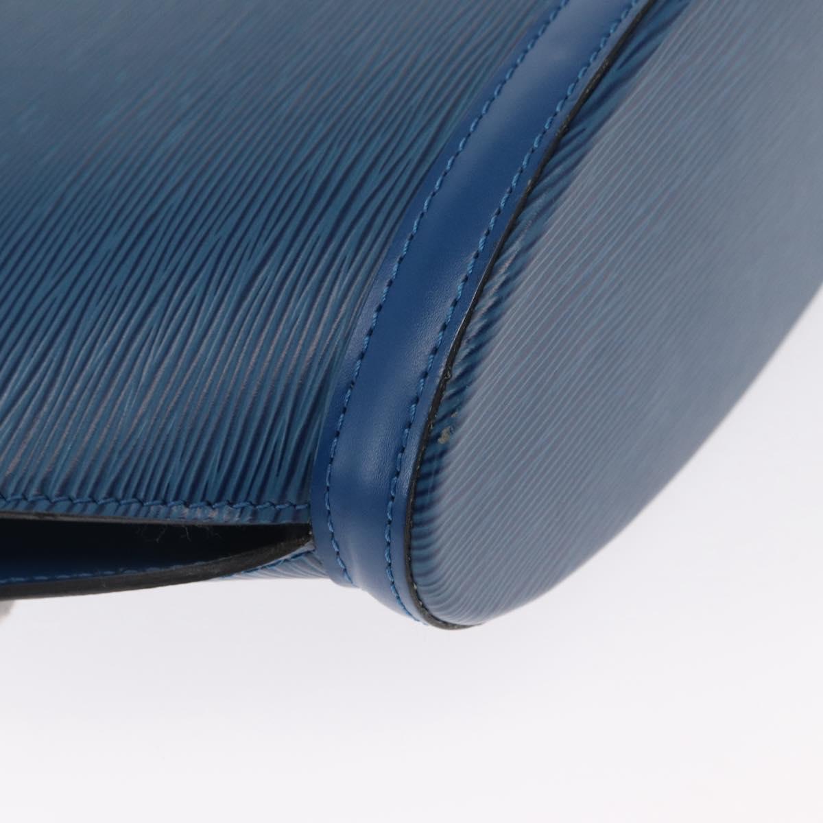 LOUIS VUITTON Epi Saint Jacques Shopping Shoulder Bag Blue M52275 LV Auth SW1951