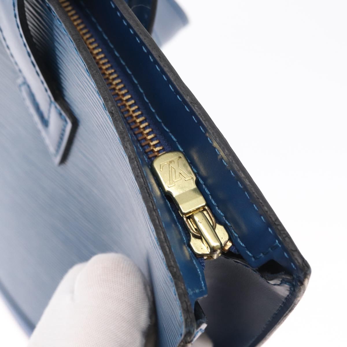 LOUIS VUITTON Epi Saint Jacques Shopping Shoulder Bag Blue M52275 LV Auth SW1951