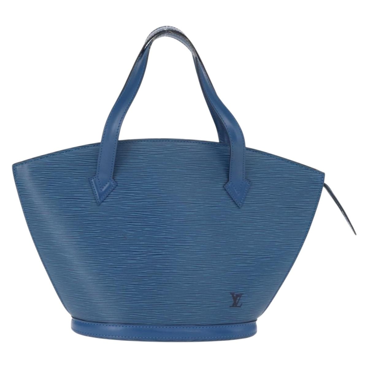 LOUIS VUITTON Epi Saint Jacques Shopping Shoulder Bag Blue M52275 LV Auth SW1951