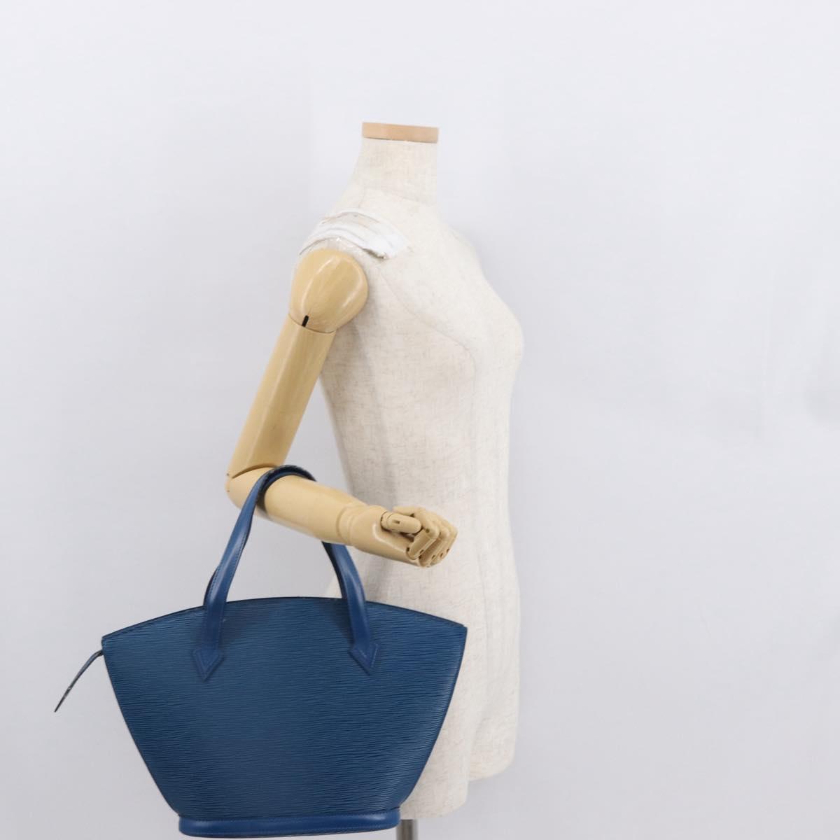 LOUIS VUITTON Epi Saint Jacques Shopping Shoulder Bag Blue M52275 LV Auth SW1951