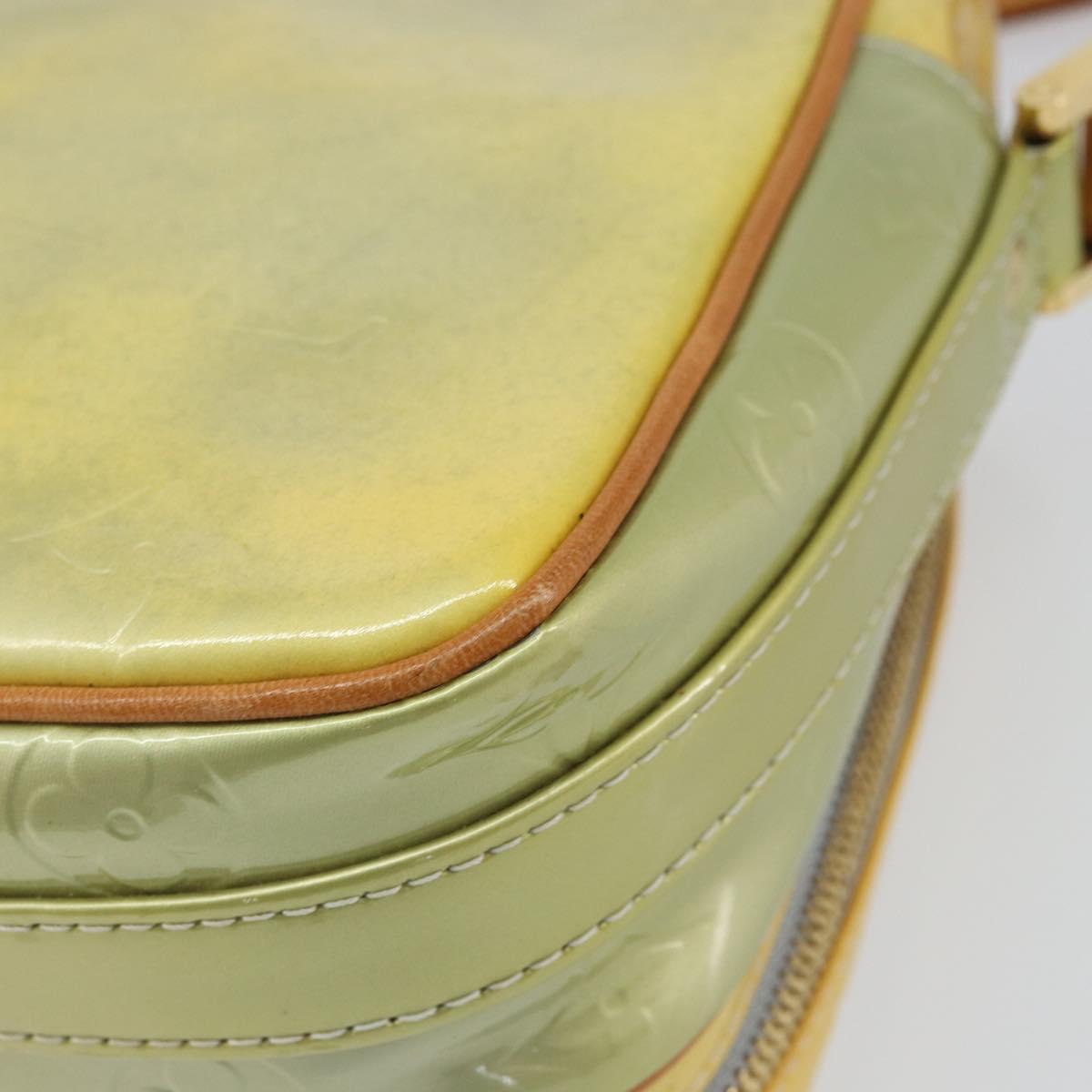 LOUIS VUITTON Monogram Vernis Wooster Shoulder Bag Gris M91036 LV Auth SW1953