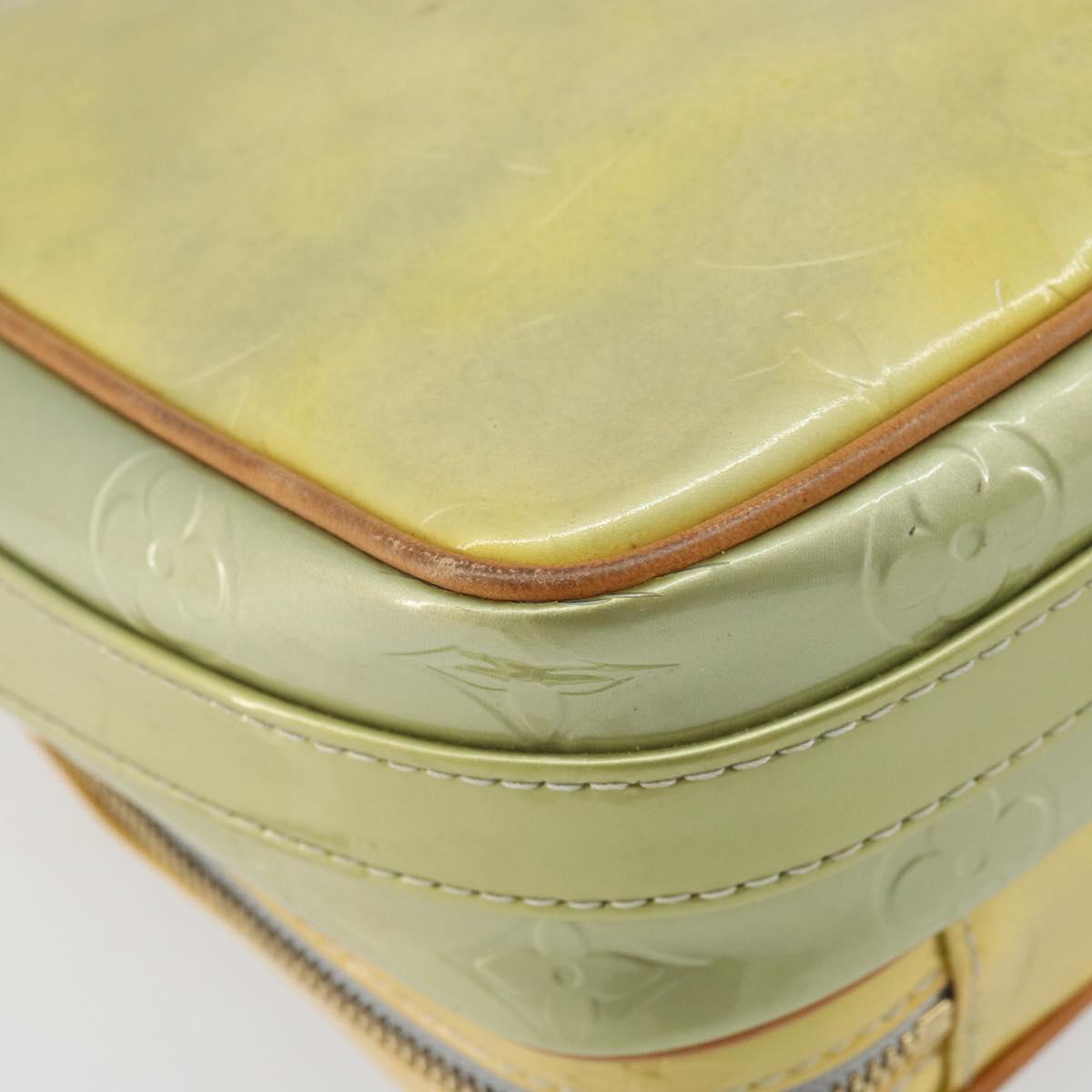 LOUIS VUITTON Monogram Vernis Wooster Shoulder Bag Gris M91036 LV Auth SW1953