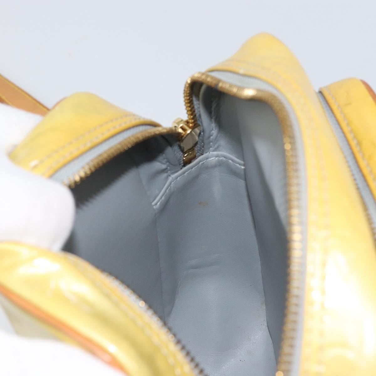 LOUIS VUITTON Monogram Vernis Wooster Shoulder Bag Gris M91036 LV Auth SW1953