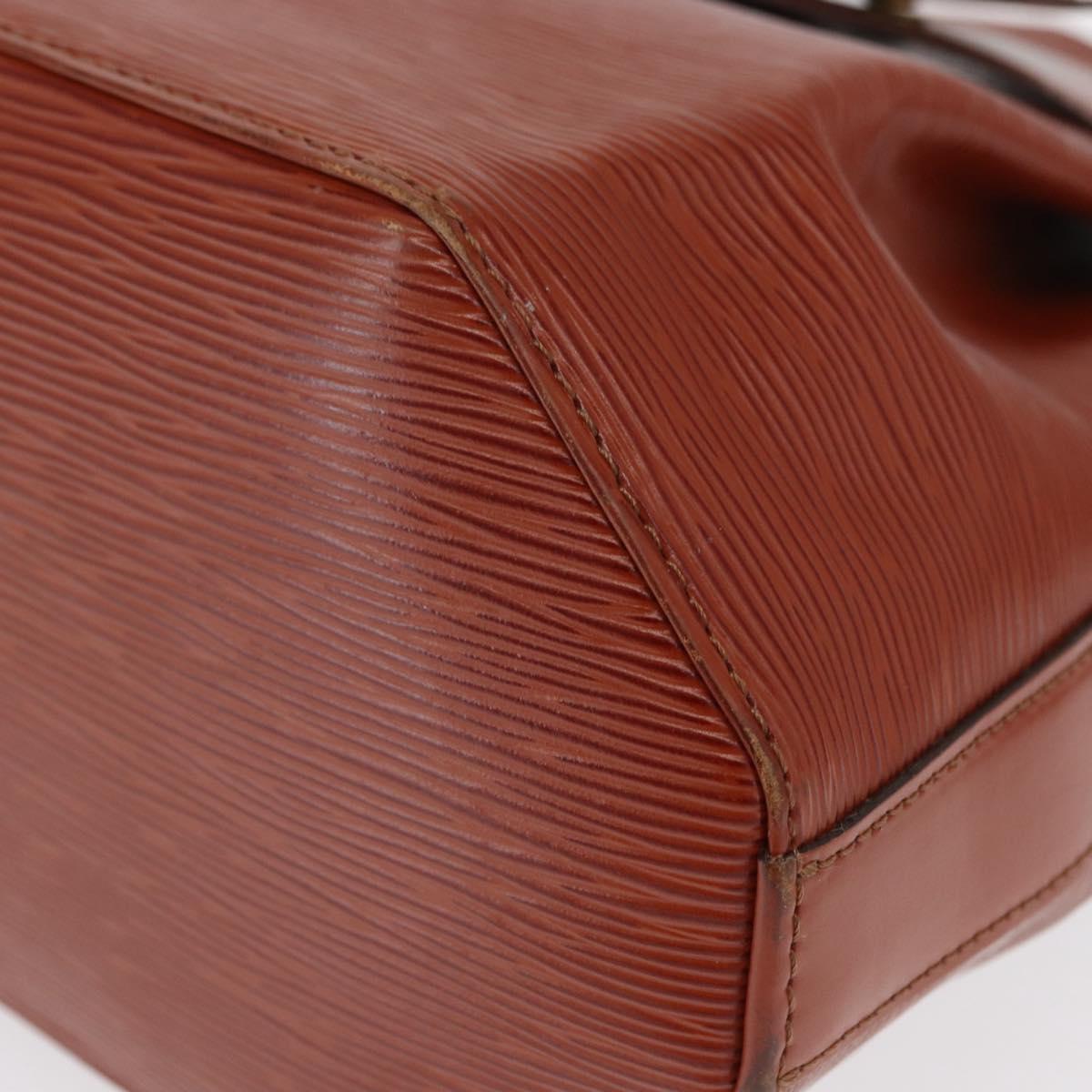 LOUIS VUITTON Epi Sac de Paul PM Shoulder Bag Brown M80203 LV Auth SW1954