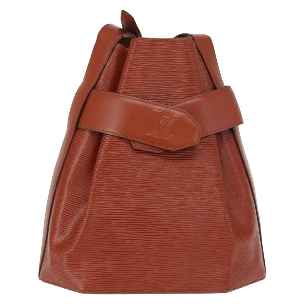 LOUIS VUITTON Epi Sac de Paul PM Shoulder Bag Brown M80203 LV Auth SW1954